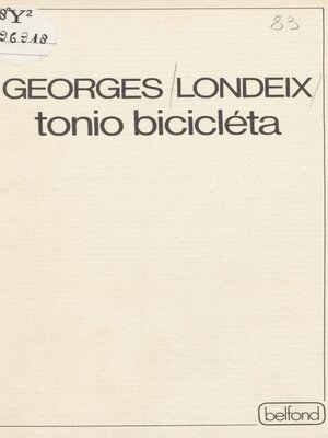 cover image of Tonio Bicicléta